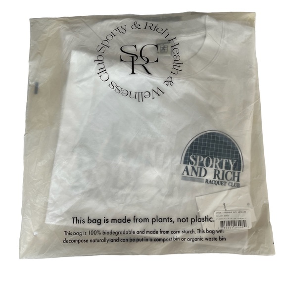 SPORTY & RICH Racquet Club' T-Shirt - Picture 2 of 5